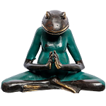Статуэтка из бронзы в виде лягушки Animals Bronze варинант исполнения - 3 | Loft Concept в Ульяновске