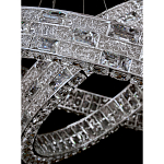 Люстра на 2 кольца с текстурной огранкой Reflection of Reality варинант исполнения - 8 | Loft Concept в Ульяновске