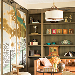 Обои ручная роспись Bamboo River Blossom Original colourway on Deep Rich Gold gilded paper with pearlescent antiquing варинант исполнения - 3 | Loft Concept в Ульяновске