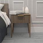 Тумба прикроватная коричневая с ящиком Harper Line варинант исполнения - 1 | Loft Concept в Ульяновске