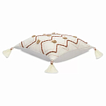 Подушка декоративная с геометрическим узором и кисточками Divine Abstractions варинант исполнения - 1 | Loft Concept в Ульяновске