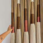 Текстильное Панно Макраме для ресторана Mexico Wall Hanging  варинант исполнения - 1 | Loft Concept в Ульяновске