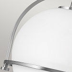 Потолочный светильник с плафоном в форме белого матового шара Hinkley варинант исполнения - 11 | Loft Concept в Ульяновске