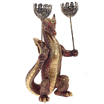 Подсвечник в виде дракона Dragon with Two Candlesticks Red варинант исполнения - 1 | Loft Concept в Ульяновске