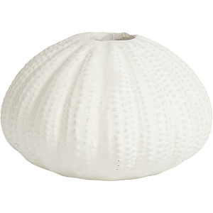 Подсвечник круглый белого цвета SeaFlowers