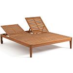 Шезлонг двухместный из эвкалипта Sunset варинант исполнения - 4 | Loft Concept в Ульяновске