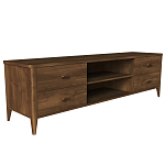 ТВ-тумба с 4-мя ящиками и полками из массива бука Tasteful Furniture варинант исполнения - 1 | Loft Concept в Ульяновске