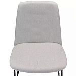 Стул мягкий светло-серый Chair Gray Runners варинант исполнения - 5 | Loft Concept в Ульяновске
