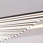 Люстра в виде распахнутых крыльев из тонких металлических планок Flight of Freedom варинант исполнения - 12 | Loft Concept в Ульяновске