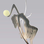 Торшер белая статуэтка Девушка Girl Carries Light Balls варинант исполнения - 2 | Loft Concept в Ульяновске
