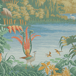 Обои ручная роспись Le Brésil Paille варинант исполнения - 3 | Loft Concept в Ульяновске