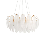 Люстра Mont Saint-Michel Золотая с Рельефным Стеклом варинант исполнения - 4 | Loft Concept в Ульяновске