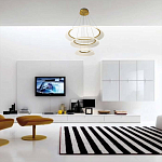 Люстра подвесная с 3-мя кольцевыми светодиодными лампами Catcher варинант исполнения - 2 | Loft Concept в Ульяновске