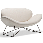 Дизайнерский двухместный диван Gio Ponti D.157.6  - DUE FOGLIE Sofa варинант исполнения - 7 | Loft Concept в Ульяновске