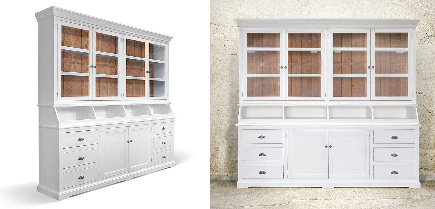 Шкаф Ruggerio Provence HARMONIE Glass Door big Шкаф Ruggerio Provence HARMONIE Glass Door big - Loft-Concept в Ульяновске
