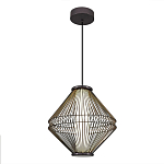 Подвесной светильник с плетеным металлическим каркасом Metal Interweaving варинант исполнения - 1 | Loft Concept в Ульяновске