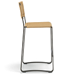 Дизайнерский стул с каркасом из металла с плетеными сиденьем и спинкой GREEN POINT Chair варинант исполнения - 14 | Loft Concept в Ульяновске