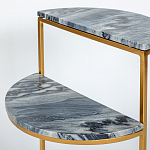 Кофейный столик с подстольем из металла Halves варинант исполнения - 4 | Loft Concept в Ульяновске