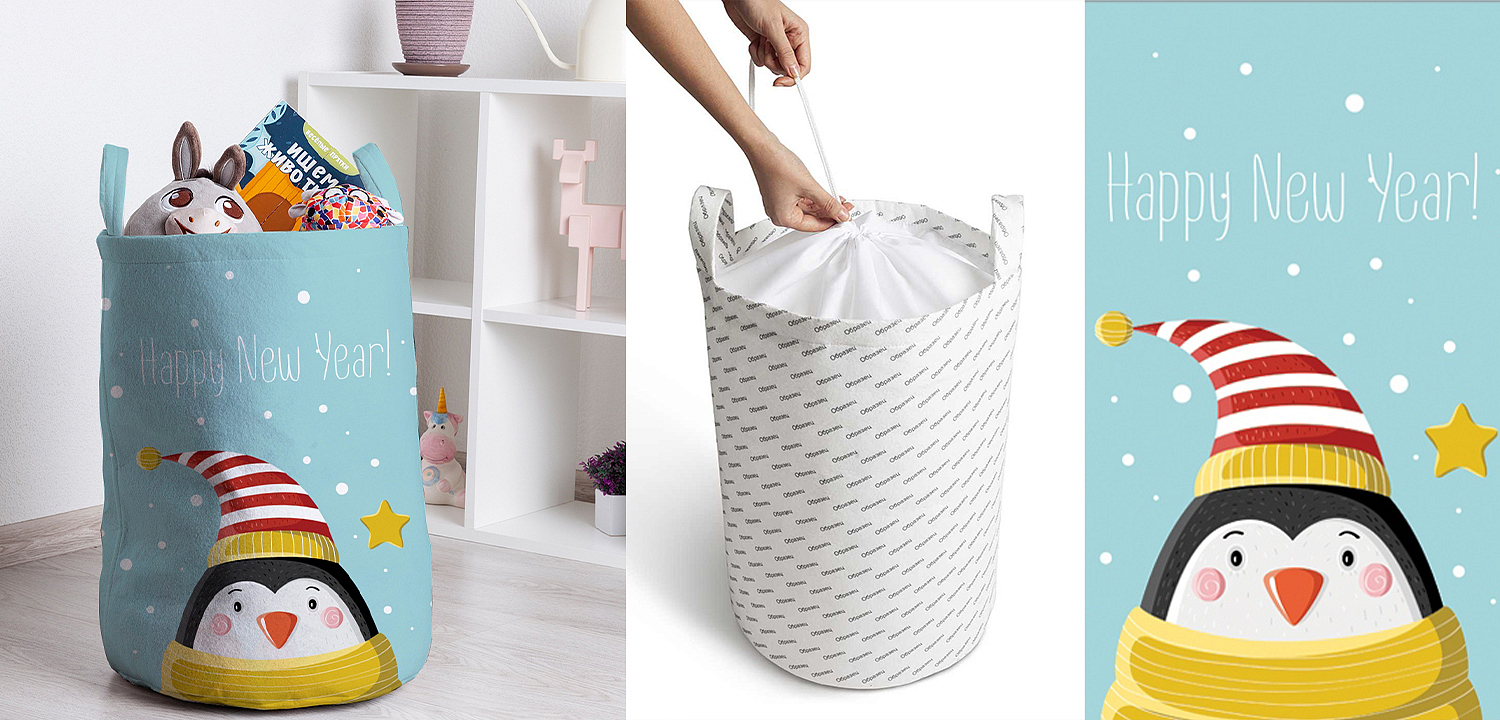 Корзина Christmas Penguin Basket Корзина Christmas Penguin Basket - Loft-Concept в Ульяновске