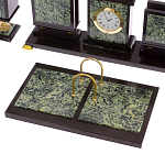 Настольный письменный набор из нефрита на ножках Executive Recruitment варинант исполнения - 2 | Loft Concept в Ульяновске