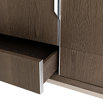 Шкаф из серого дуба Sawada Gray Oak Cabinet варинант исполнения - 5 | Loft Concept в Ульяновске