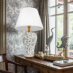 Настольная лампа с цветочной росписью Lamp Flower Painting варинант исполнения - 5 | Loft Concept в Ульяновске