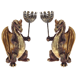 Подсвечник в виде дракона Dragon candlestick L or R варинант исполнения - 2 | Loft Concept в Ульяновске