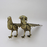 Статуэтка бронзовая пара Фазаны Bronze Birds варинант исполнения - 3 | Loft Concept в Ульяновске