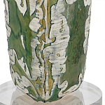 Настольная лампа керамическая с кремовым абажуром Scenic Column варинант исполнения - 2 | Loft Concept в Ульяновске