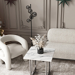 Кресло дизайнерское для лаунж зоны жемчужного цвета Pearl Lounge варинант исполнения - 2 | Loft Concept в Ульяновске