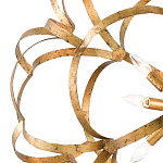 Люстра круглая в виде объёмного цветка Golden Flower Sphere варинант исполнения - 1 | Loft Concept в Ульяновске