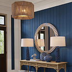 Настольная лампа с корпусом из цветков колокольчика Cascade of Blue Flowers варинант исполнения - 3 | Loft Concept в Ульяновске