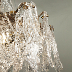Люстра с декором из текстурированного стекла Textured Glass Chandelier 8 варинант исполнения - 5 | Loft Concept в Ульяновске