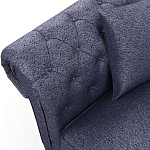 Мебельная ткань Шенилл синий цвет 138 см T4-33 варинант исполнения - 7 | Loft Concept в Ульяновске