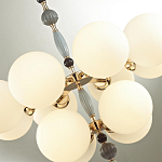 Люстра со вставками из керамики SkyEast 12 ламп варинант исполнения - 3 | Loft Concept в Ульяновске