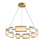 Люстра круглая с янтарными стеклянными плафонами Lighting of Space варинант исполнения - 1 | Loft Concept в Ульяновске