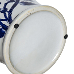 Ваза с крышкой и синим цветочным узором Blue & White Ornament  варинант исполнения - 4 | Loft Concept в Ульяновске
