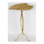 Столик приставной с столешницей Тропический лист Tropical Forest gold варинант исполнения - 2 | Loft Concept в Ульяновске