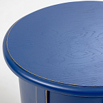 Синяя тумба на фигурных ножках Shelby варинант исполнения - 4 | Loft Concept в Ульяновске