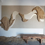 Декор настенный в Эко стиле Малибу wall panel Malibu Abstraction варинант исполнения - 1 | Loft Concept в Ульяновске