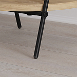 Стол приставной с 2-мя круглыми столешницами из дерева ESSEL OAK варинант исполнения - 2 | Loft Concept в Ульяновске