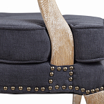 Кресло Aubrey Classical Armchair dark grey velour варинант исполнения - 6 | Loft Concept в Ульяновске