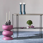 Подсвечник фигурный голубой Bright Accent 33 см варинант исполнения - 3 | Loft Concept в Ульяновске