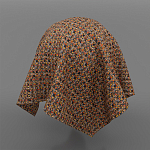 Мебельная ткань Шенилл терракотовый цвет 142 см T4-58 варинант исполнения - 10 | Loft Concept в Ульяновске