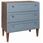 Комод серый из массива бука с 3-мя ящиками Wenge Light варинант исполнения - 1 | Loft Concept в Ульяновске