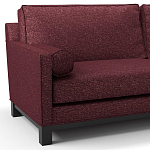 Мебельная ткань Шенилл бордовый цвет 138 см T4-38 варинант исполнения - 6 | Loft Concept в Ульяновске