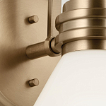 Бра с белым матовым плафоном в форме конуса Kichler варинант исполнения - 6 | Loft Concept в Ульяновске