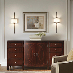 Бра вертикальное с белым полукруглым плафоном и длинным стержнем S Kichler варинант исполнения - 15 | Loft Concept в Ульяновске