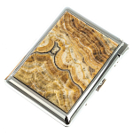 Портсигар с газовой зажигалкой из натурального камня Оникс Stone Cigarettes Cases варинант исполнения - 6 | Loft Concept в Ульяновске
