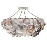 Потолочный светильник с каскадным абажуром из ракушек Sea Ravens варинант исполнения - 3 | Loft Concept в Ульяновске